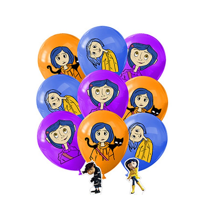 Event Supplies - ชุดตกแต่งงานวันเกิดธีมภาพยนตร์เรื่อง Coraline The Secret Door จำนวน