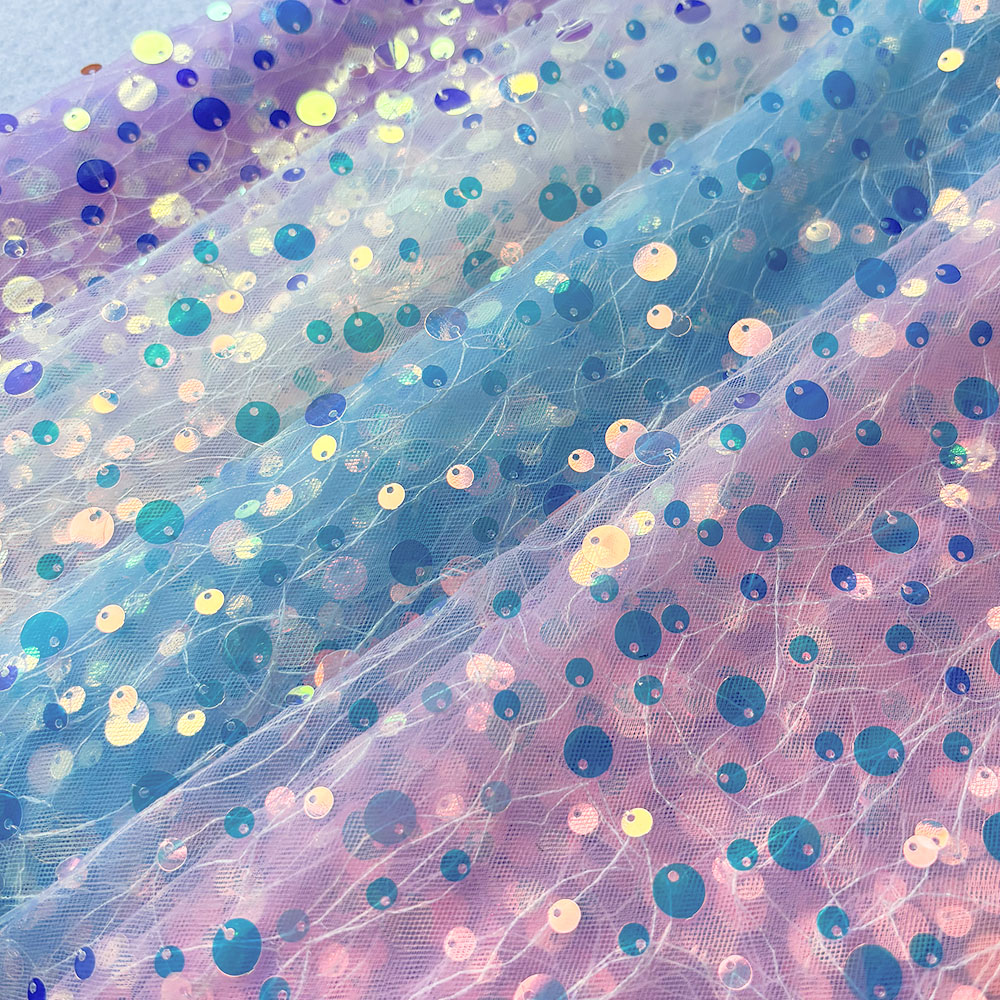Glitter Tablecloth - ความกว้าง 59 นิ้ว Sparkle เลื่อม Tulle