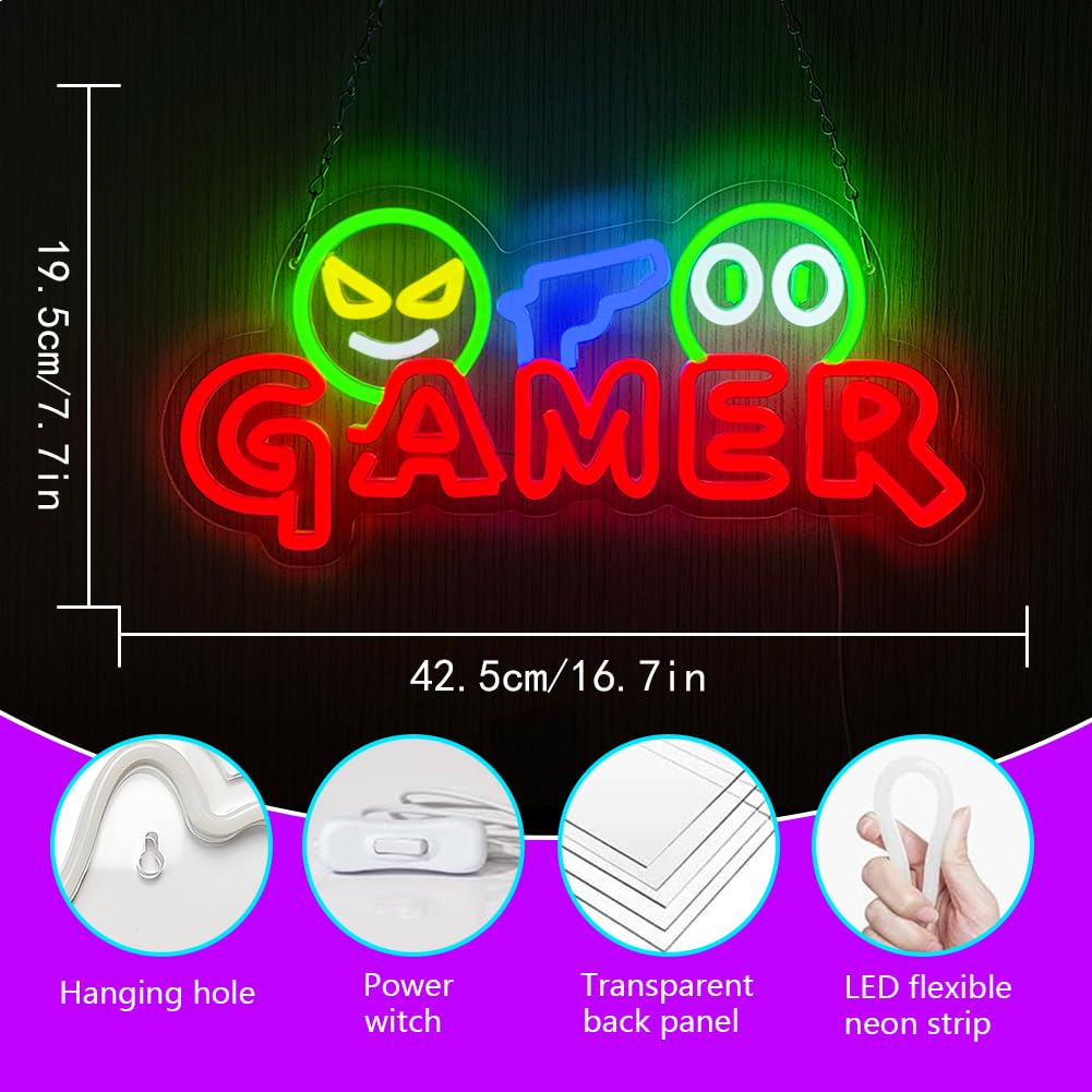 ไฟนีออน LED สำหรับเกมเมอร์ ตกแ - Neon Sign Party บทวิจารณ์และราคา