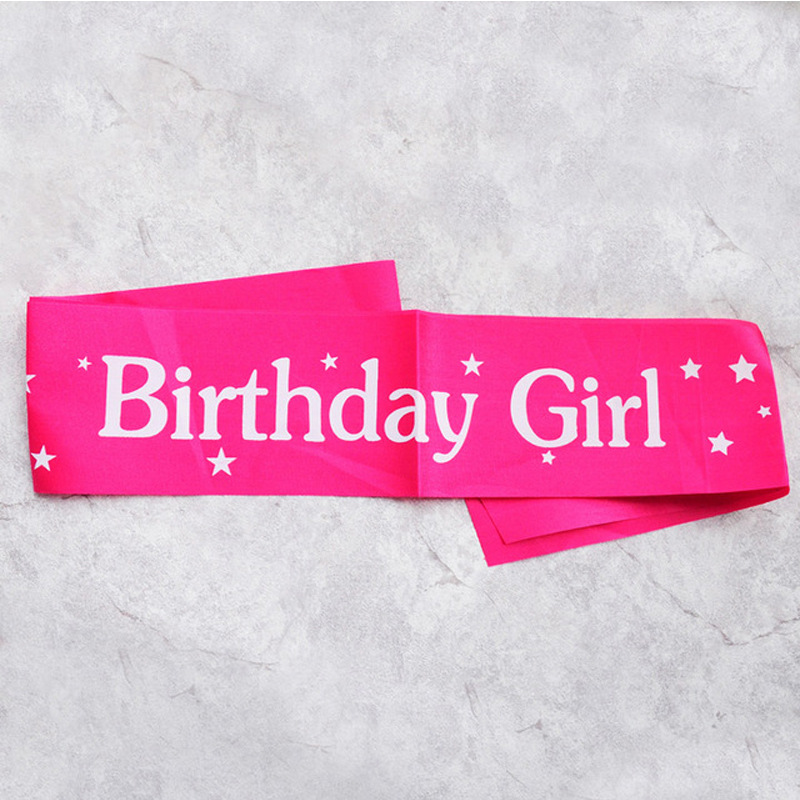 สาววันเกิดริบบิ้นไหล่สาววันเกิ - Birthday Sash Glitter บทวิจารณ์และราคา