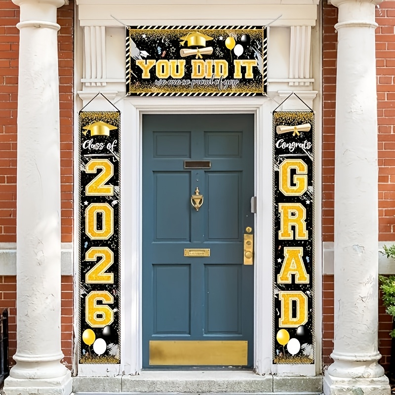 ป้ายแบนเนอร์สำเร็จการศึกษา 2 ม - Party Banner Gold บทวิจารณ์และราคา