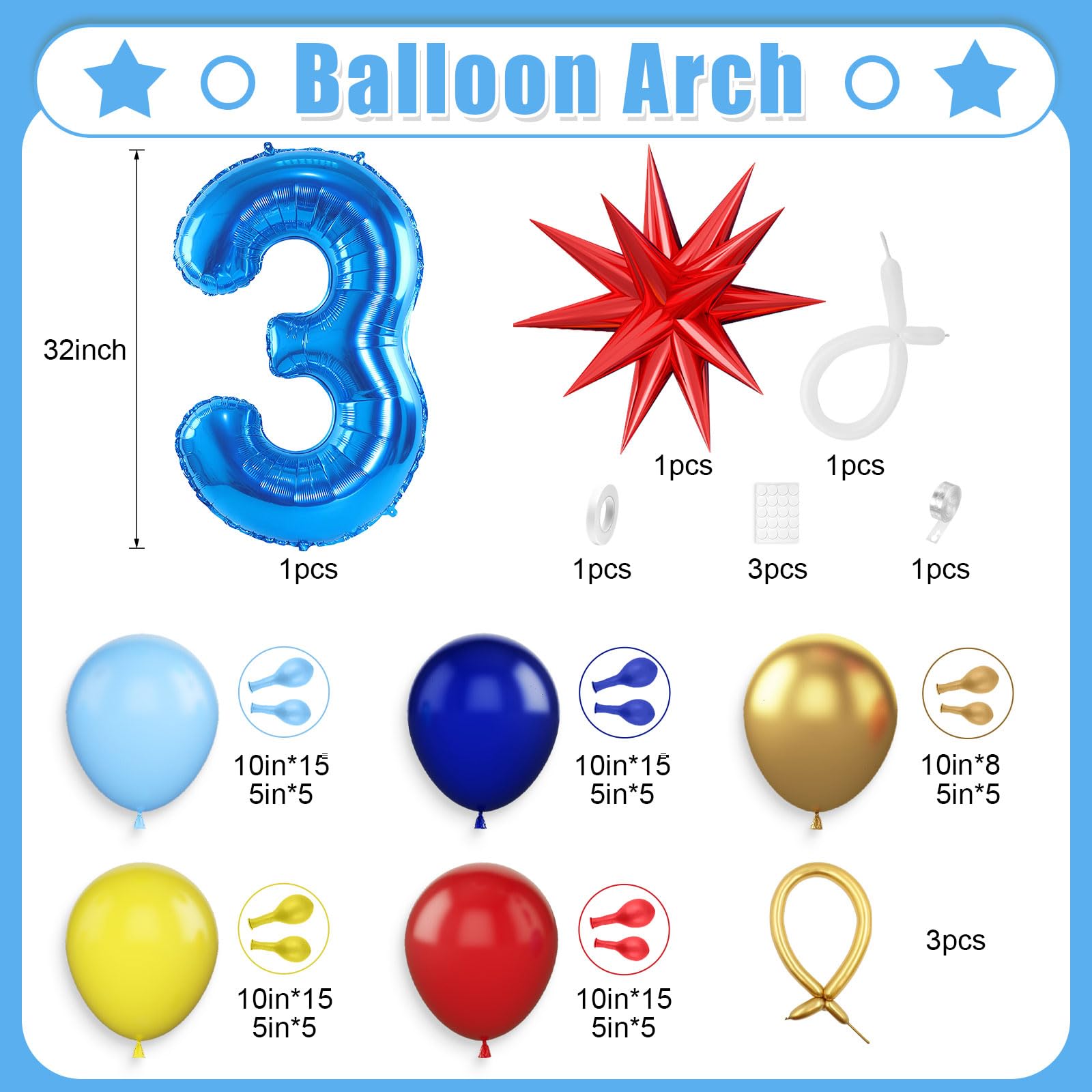 ชุดโค้งดิจิตอลบอลลูนยางสีแดง เ - Balloon Arch Kit บทวิจารณ์และราคา