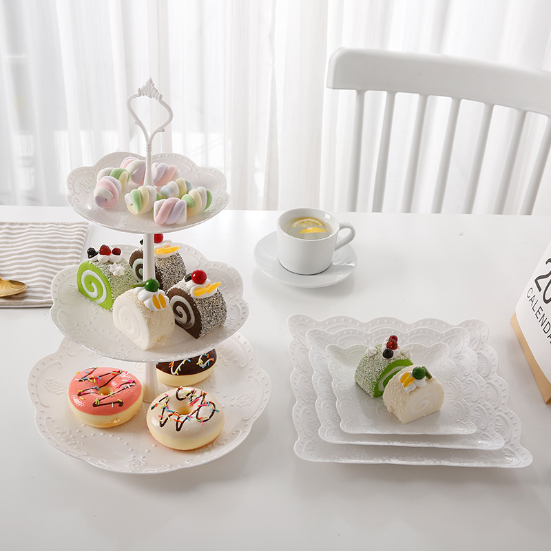 ชั้นวางเค้ก 3 ชั้น ชั้นวางคัพเ - Cupcake Stand Tier บทวิจารณ์และราคา