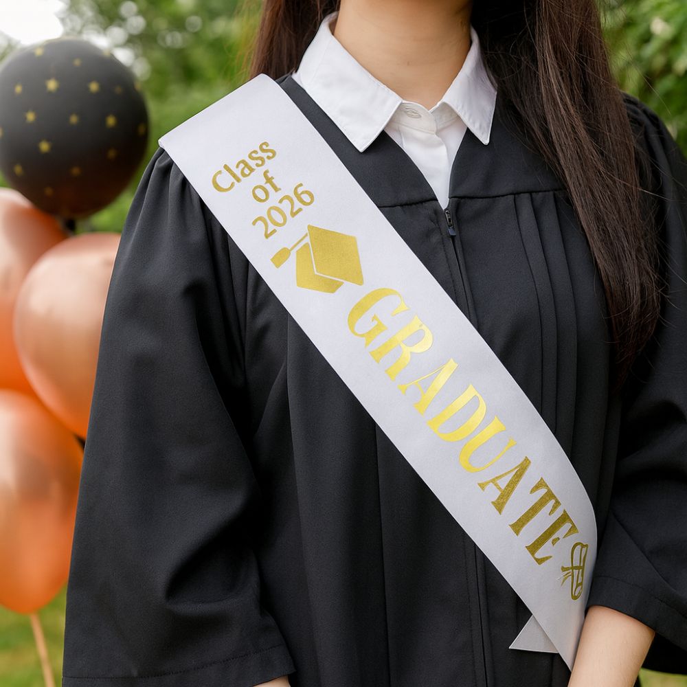 สายคาดเอวสำหรับงานรับปริญญา รุ - Birthday Sash Glitter บทวิจารณ์และราคา