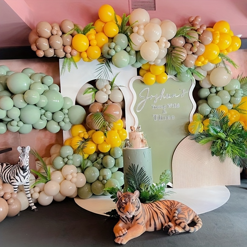 ชุดลูกโป่งสีเขียวเซจและสีเหลือ - Balloon Arch Kit บทวิจารณ์และราคา