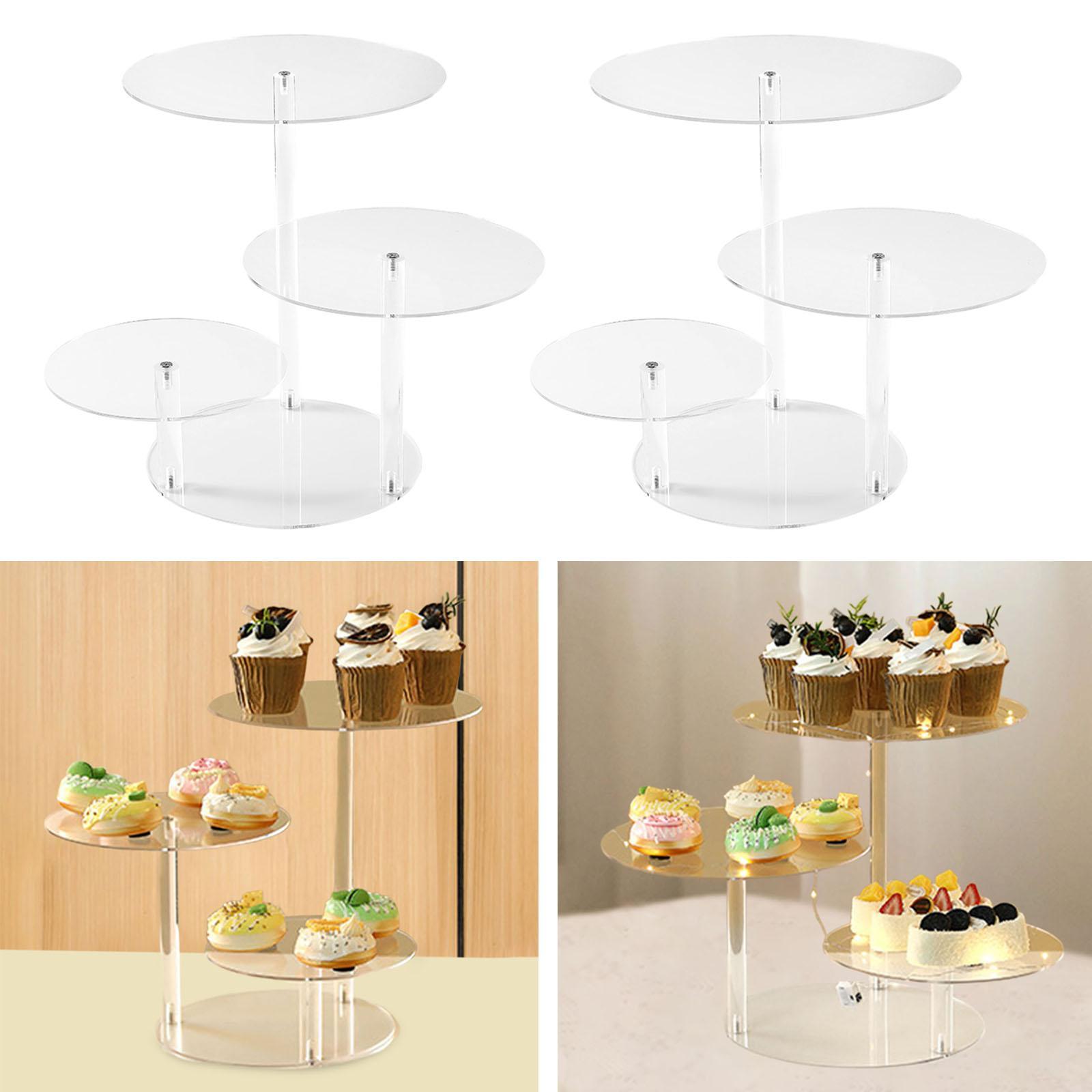 ชั้นวางเค้กอะคริลิค 3 ชั้น พร้ - Cupcake Stand Tier บทวิจารณ์และราคา