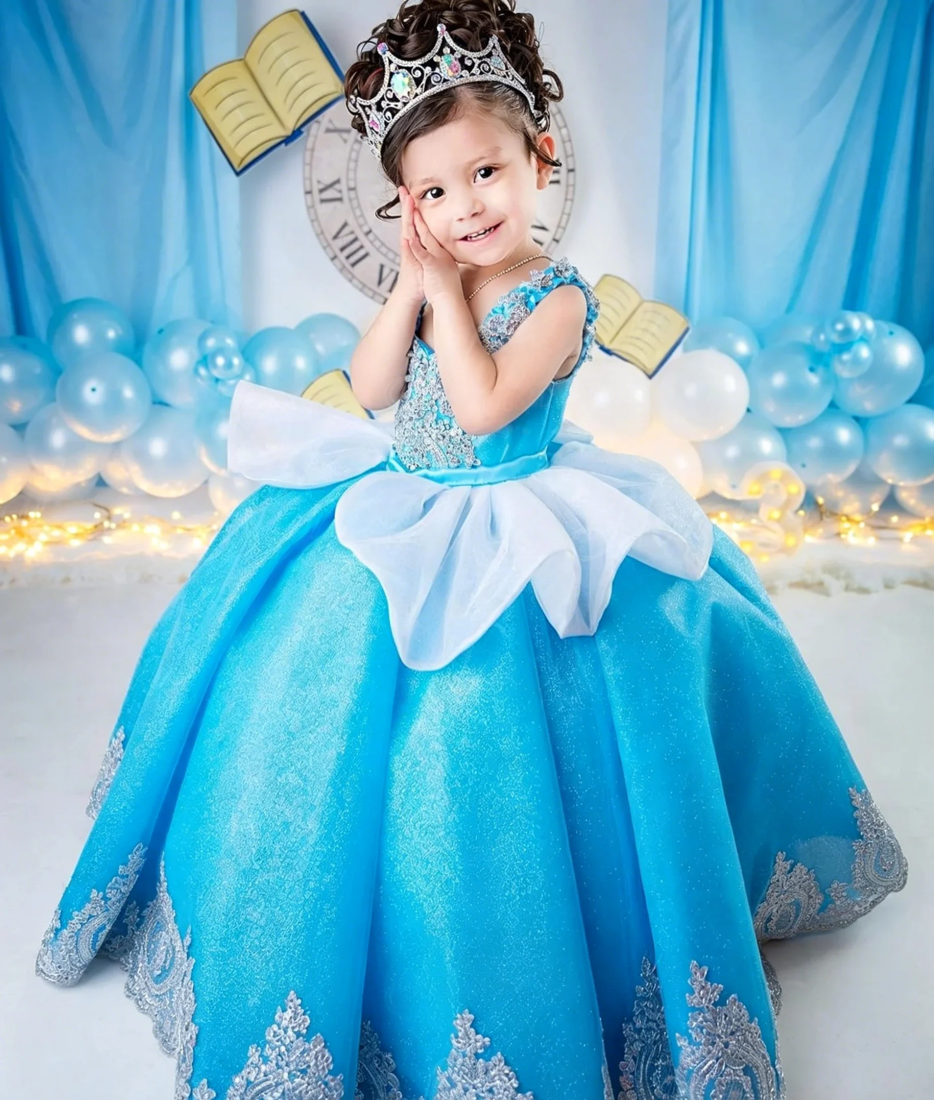 ชุดเดรสหรูหราสำหรับเด็กผู้หญิง - Birthday Sash Glitter บทวิจารณ์และราคา