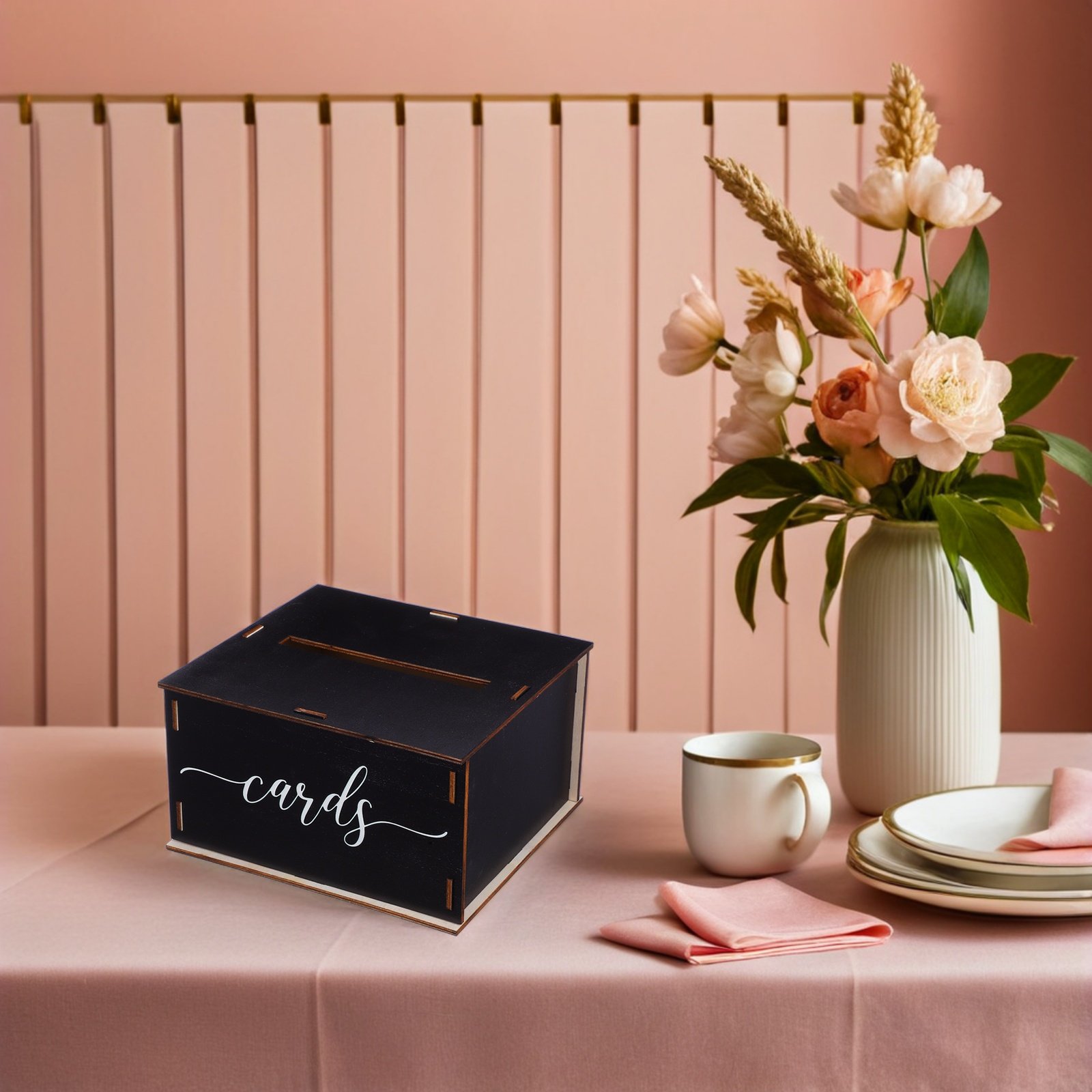 กล่องใส่การ์ดแต่งงานไม้แบบเรีย - Event Party Box บทวิจารณ์และราคา