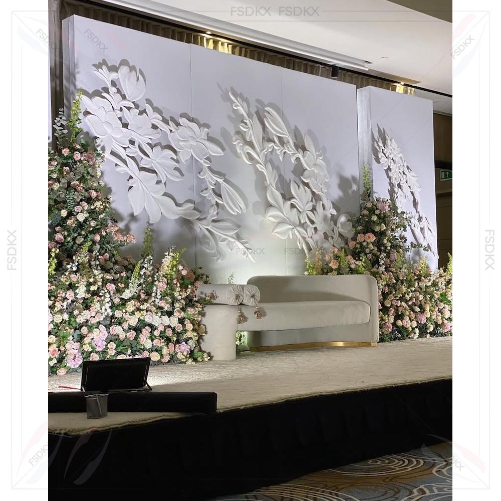 ซุ้มแต่งงานสีขาว ฉากหลังดอกไม้ - Party Event Supplier บทวิจารณ์และราคา