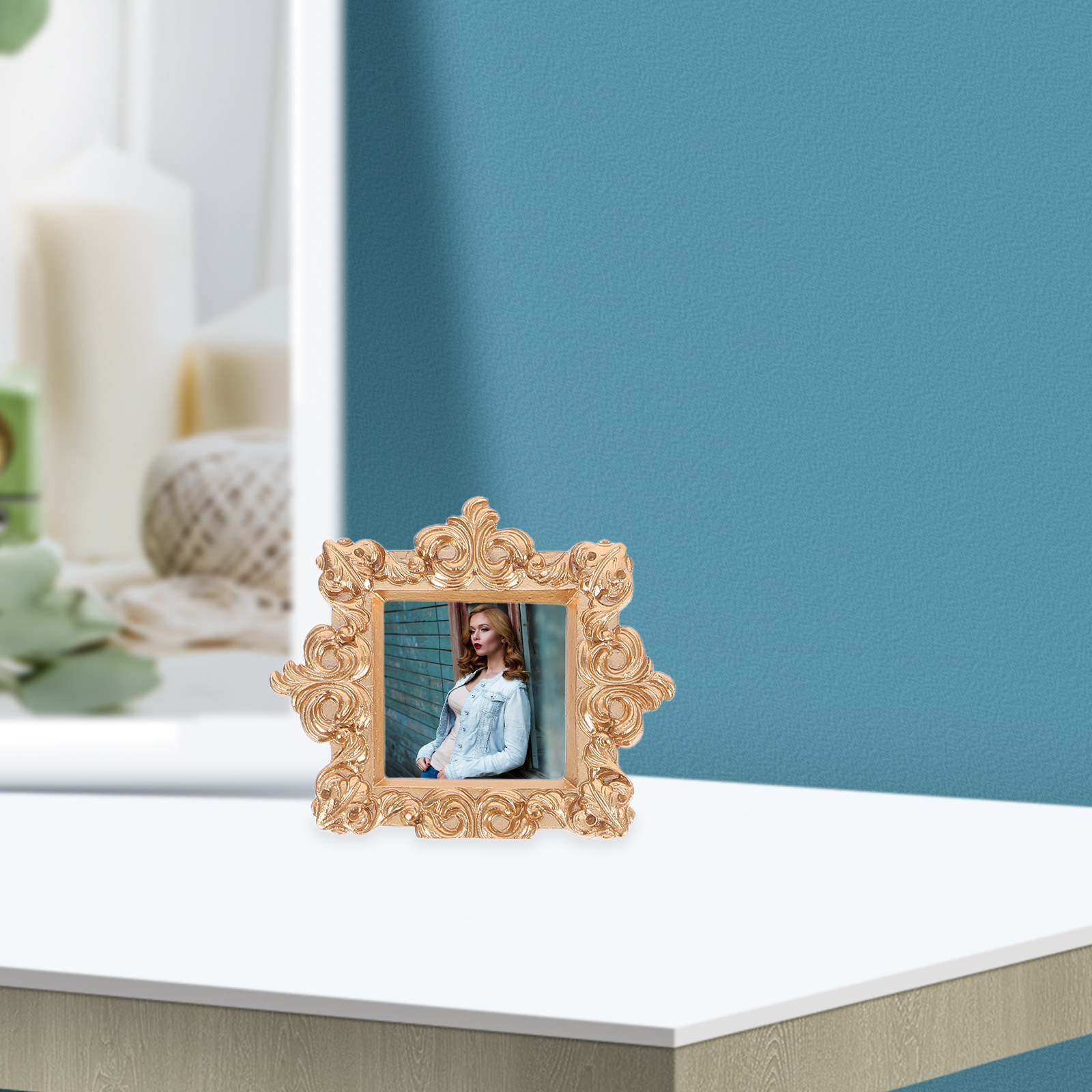 กรอบรูปเรซินวินเทจขนาดเล็ก 4 ช - Photo Booth Frame บทวิจารณ์และราคา