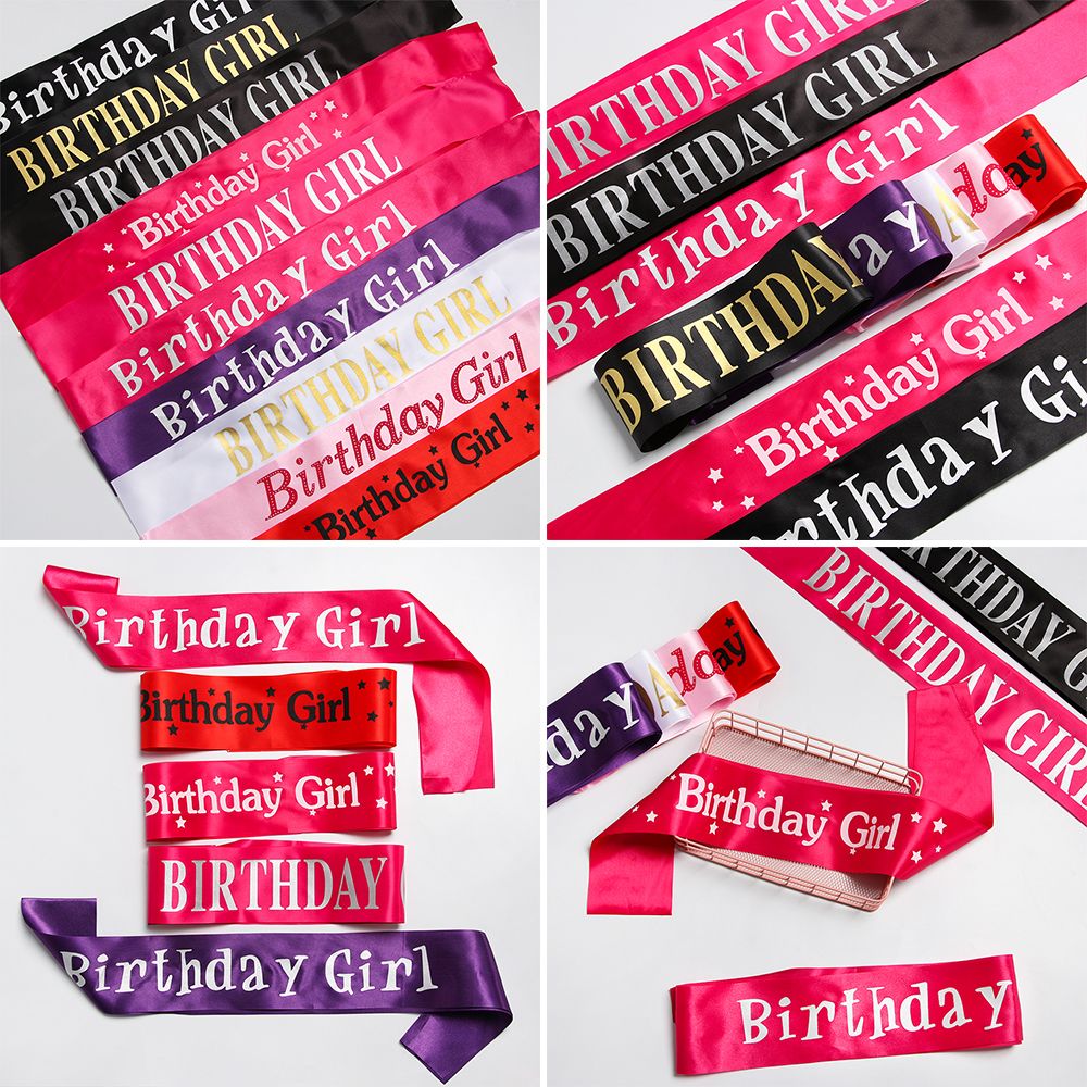 สาววันเกิด Glitter ซาติน SASH  - Birthday Sash Glitter บทวิจารณ์และราคา