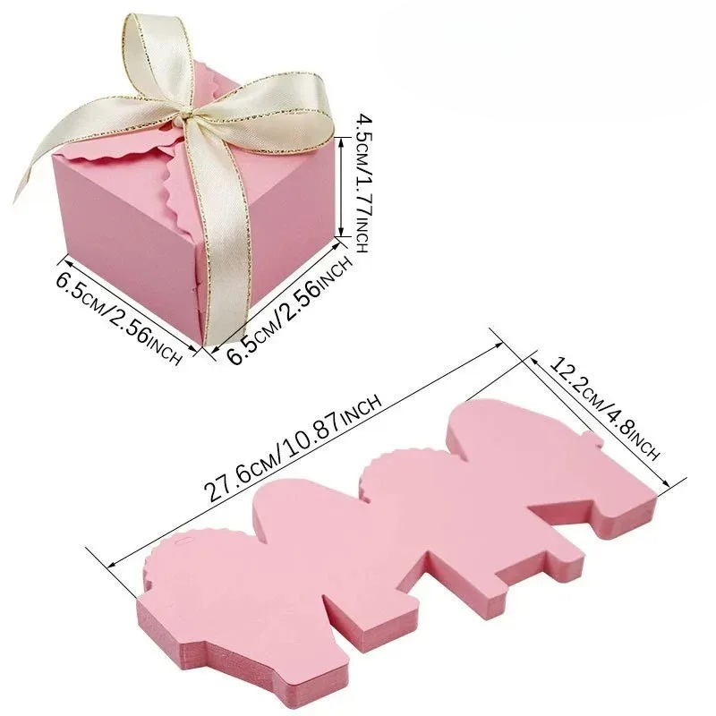 10/20PCS กระดาษคราฟท์กล่องของข - Event Party Box บทวิจารณ์และราคา