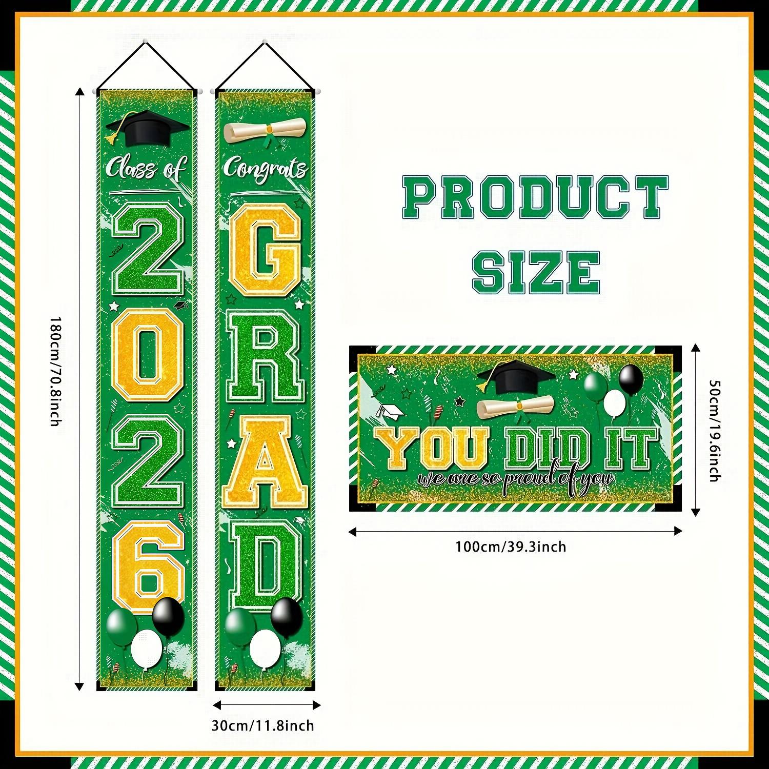 ขอแสดงความยินดีกับรุ่นจบการศึก - Party Banner Gold บทวิจารณ์และราคา