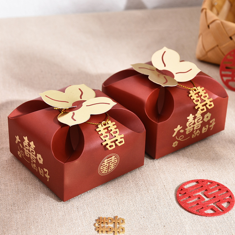 50 ชิ้นสีส้มแบบพกพาของขวัญกล่อ - Event Party Box บทวิจารณ์และราคา