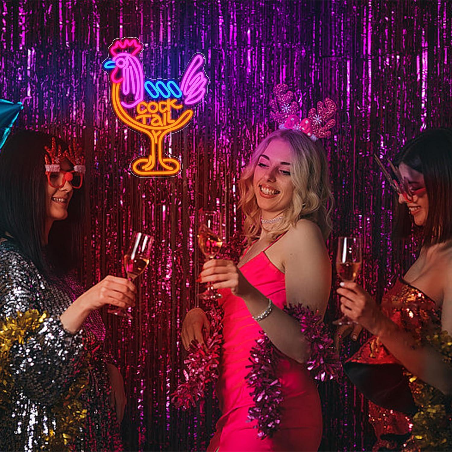 ป้ายไฟนีออนค็อกเทล ไฟ LED ปรับ - Neon Sign Party บทวิจารณ์และราคา