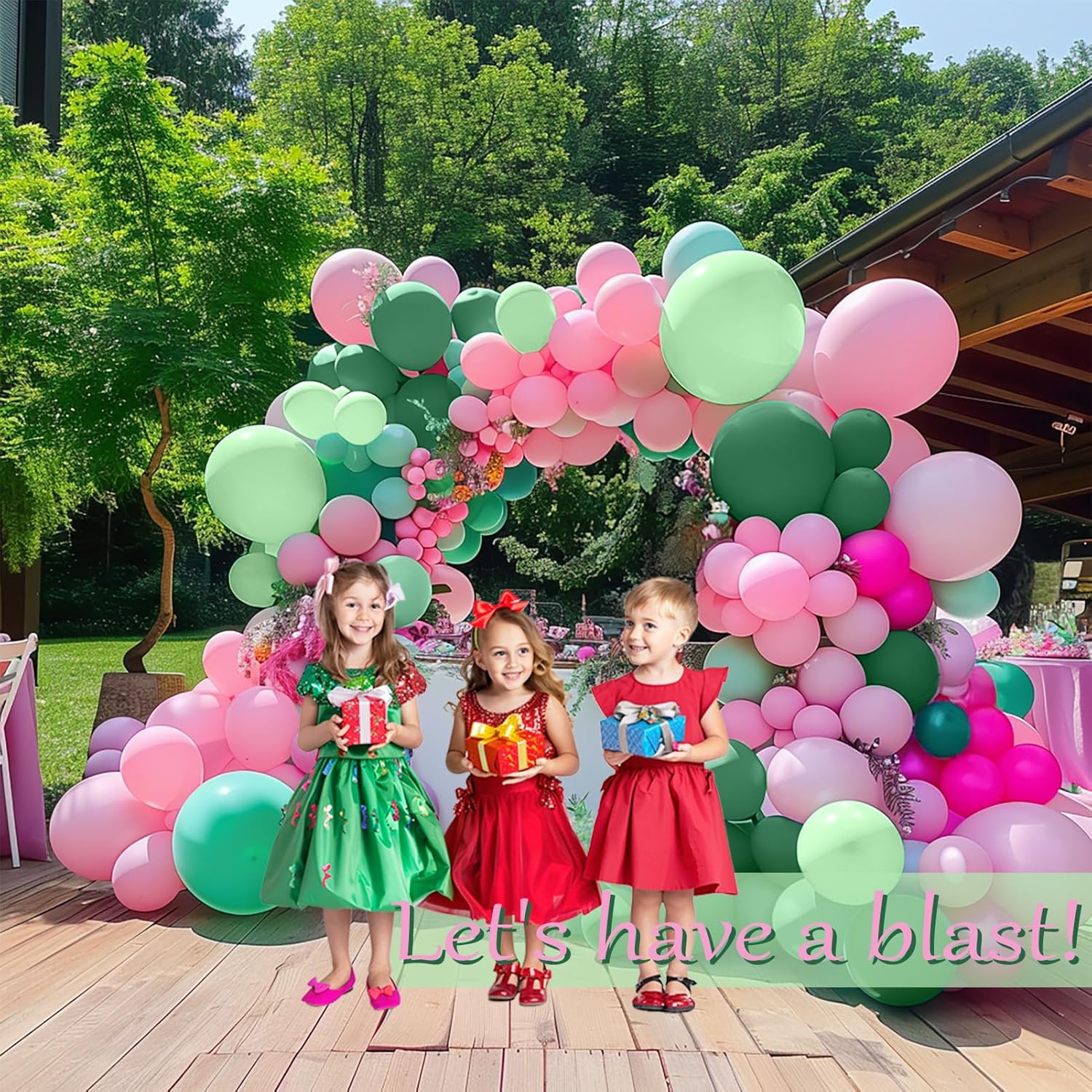 107 ชิ้นสีชมพูร้อนลูกโป่งสีเขี - Balloon Arch Kit บทวิจารณ์และราคา